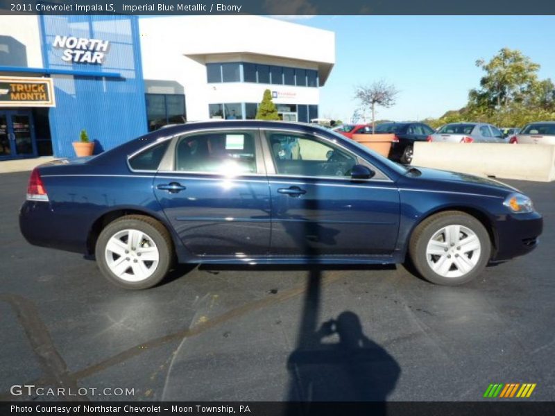Imperial Blue Metallic / Ebony 2011 Chevrolet Impala LS