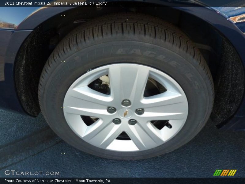 Imperial Blue Metallic / Ebony 2011 Chevrolet Impala LS