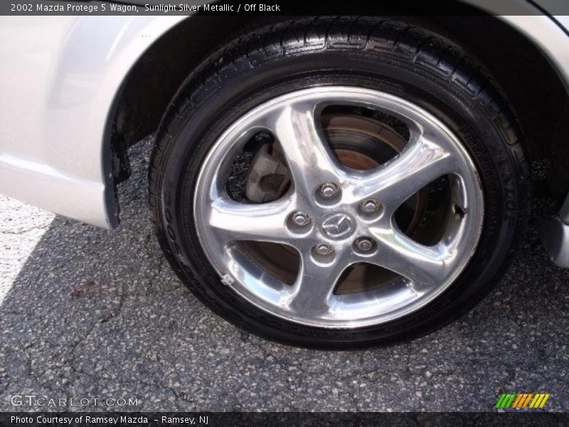 Sunlight Silver Metallic / Off Black 2002 Mazda Protege 5 Wagon