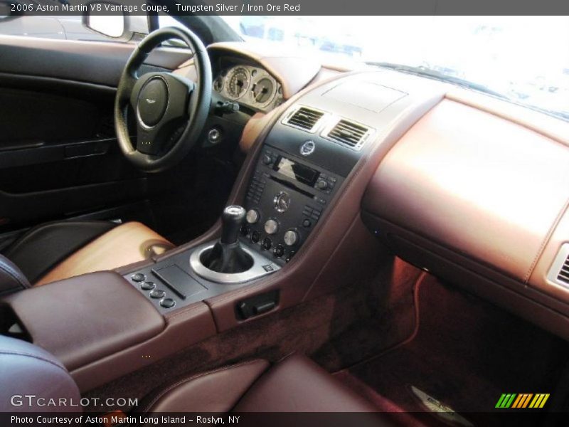 Tungsten Silver / Iron Ore Red 2006 Aston Martin V8 Vantage Coupe