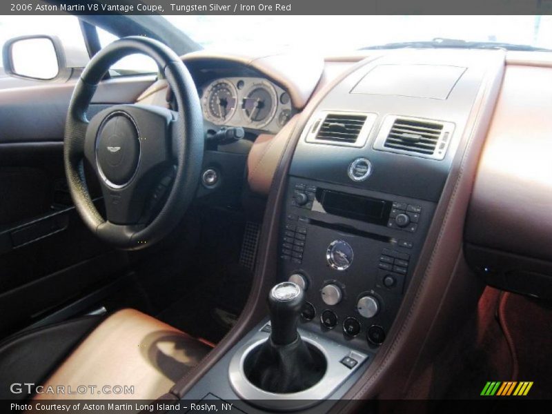 Tungsten Silver / Iron Ore Red 2006 Aston Martin V8 Vantage Coupe