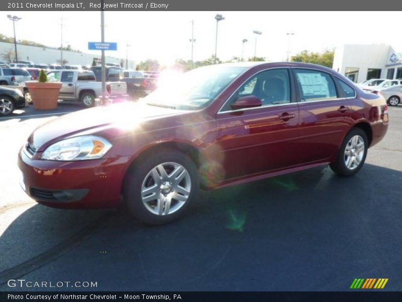 Red Jewel Tintcoat / Ebony 2011 Chevrolet Impala LT