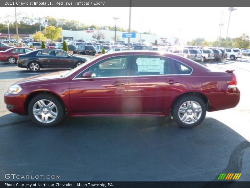 Red Jewel Tintcoat / Ebony 2011 Chevrolet Impala LT