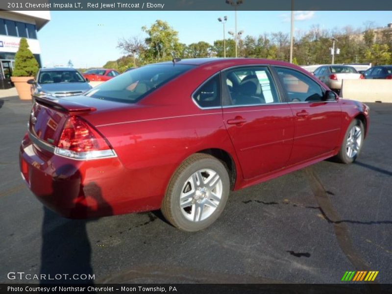 Red Jewel Tintcoat / Ebony 2011 Chevrolet Impala LT