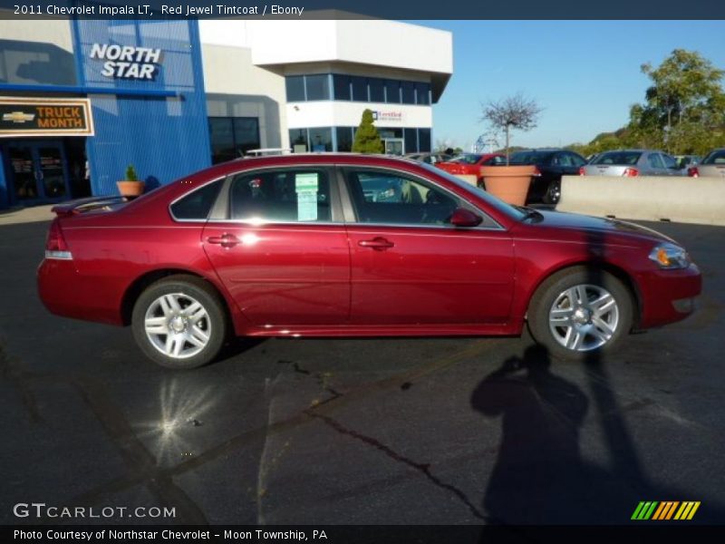 Red Jewel Tintcoat / Ebony 2011 Chevrolet Impala LT