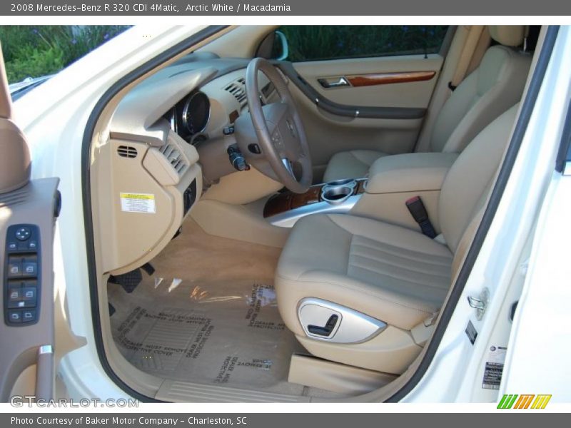 Arctic White / Macadamia 2008 Mercedes-Benz R 320 CDI 4Matic