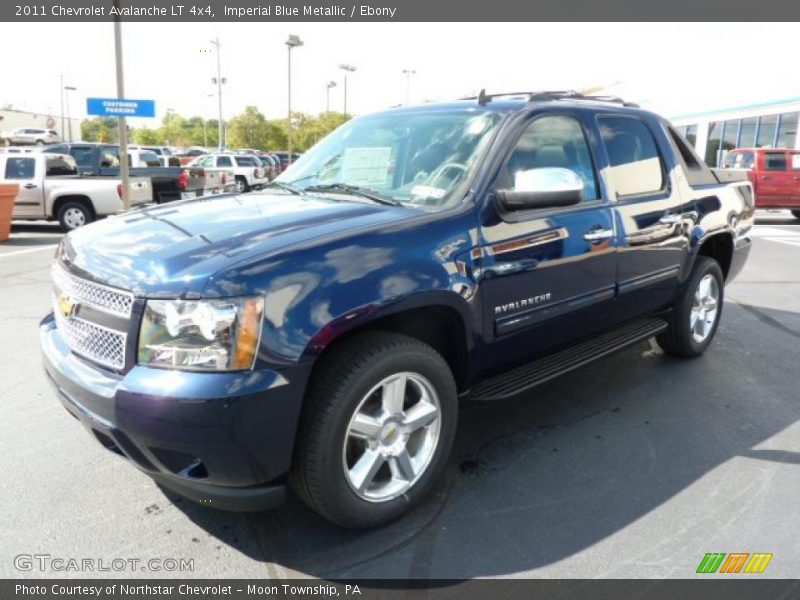 Imperial Blue Metallic / Ebony 2011 Chevrolet Avalanche LT 4x4