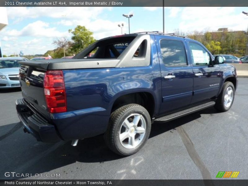 Imperial Blue Metallic / Ebony 2011 Chevrolet Avalanche LT 4x4