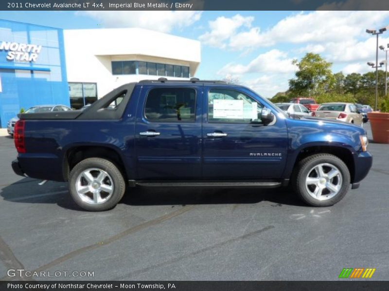 Imperial Blue Metallic / Ebony 2011 Chevrolet Avalanche LT 4x4