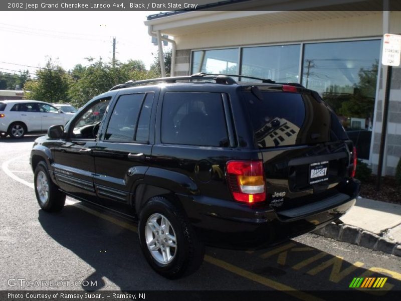 Black / Dark Slate Gray 2002 Jeep Grand Cherokee Laredo 4x4