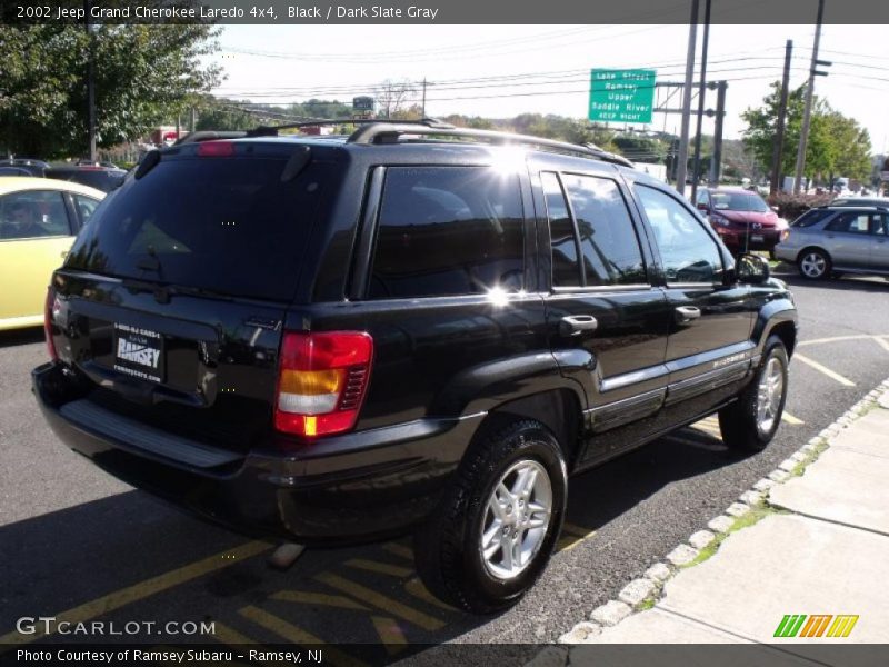 Black / Dark Slate Gray 2002 Jeep Grand Cherokee Laredo 4x4