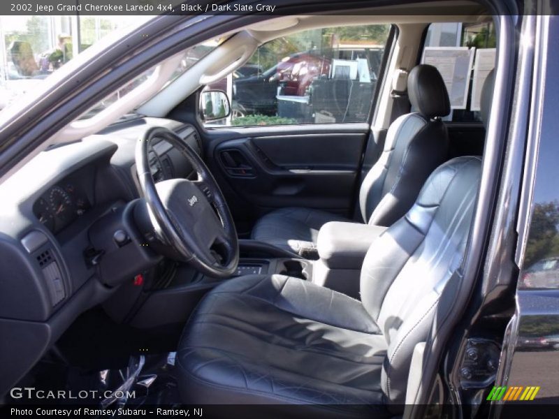 Black / Dark Slate Gray 2002 Jeep Grand Cherokee Laredo 4x4