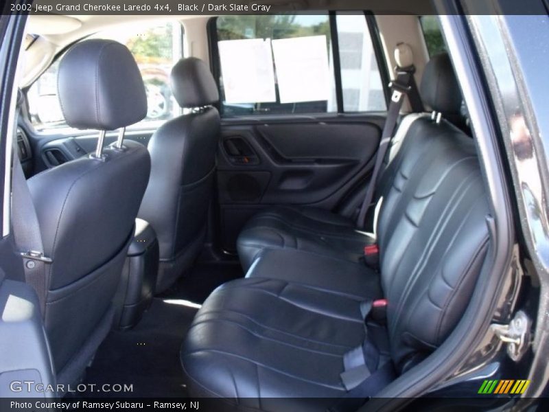 Black / Dark Slate Gray 2002 Jeep Grand Cherokee Laredo 4x4