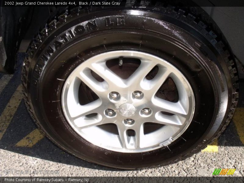 Black / Dark Slate Gray 2002 Jeep Grand Cherokee Laredo 4x4
