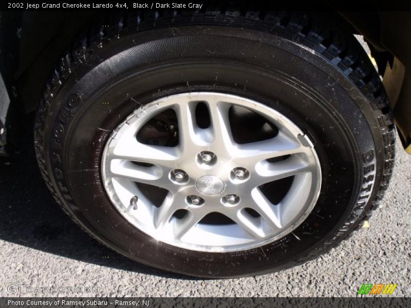 Black / Dark Slate Gray 2002 Jeep Grand Cherokee Laredo 4x4