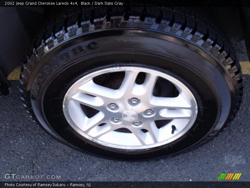 Black / Dark Slate Gray 2002 Jeep Grand Cherokee Laredo 4x4
