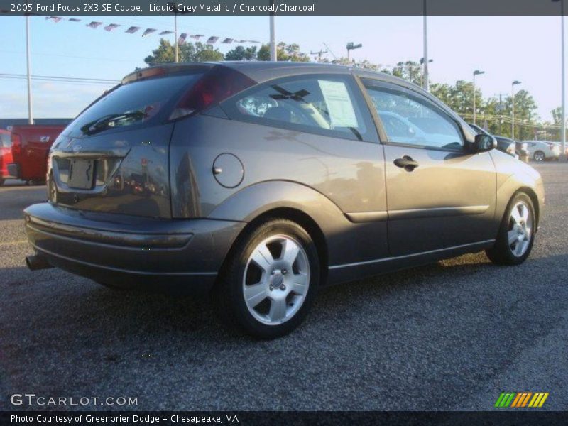 Liquid Grey Metallic / Charcoal/Charcoal 2005 Ford Focus ZX3 SE Coupe