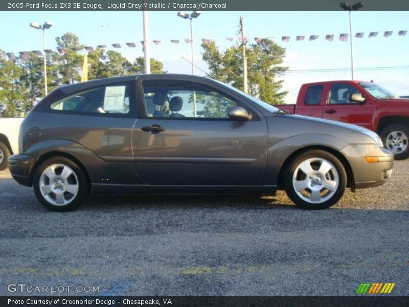 Liquid Grey Metallic / Charcoal/Charcoal 2005 Ford Focus ZX3 SE Coupe