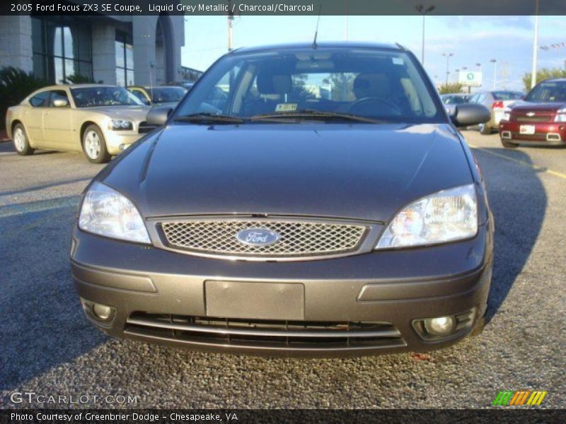 Liquid Grey Metallic / Charcoal/Charcoal 2005 Ford Focus ZX3 SE Coupe