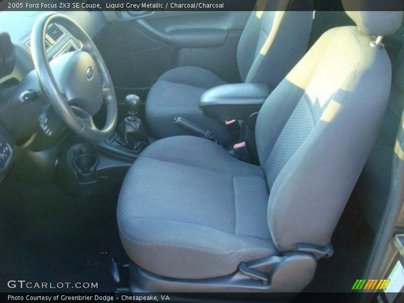 Liquid Grey Metallic / Charcoal/Charcoal 2005 Ford Focus ZX3 SE Coupe