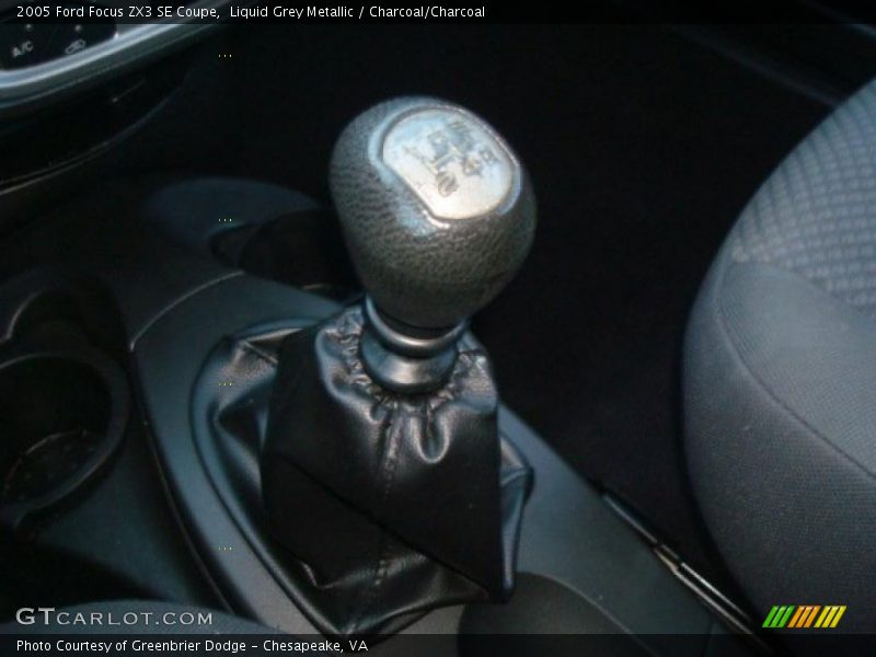 Liquid Grey Metallic / Charcoal/Charcoal 2005 Ford Focus ZX3 SE Coupe