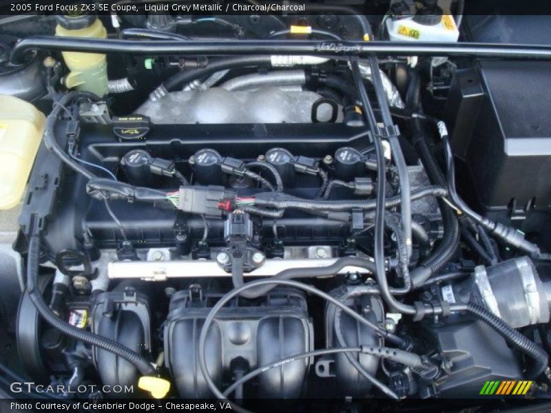 Liquid Grey Metallic / Charcoal/Charcoal 2005 Ford Focus ZX3 SE Coupe