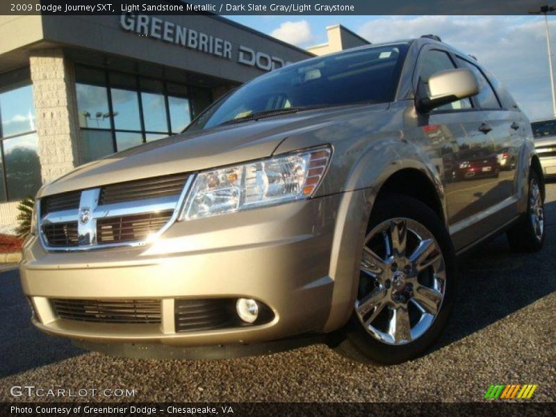 Light Sandstone Metallic / Dark Slate Gray/Light Graystone 2009 Dodge Journey SXT