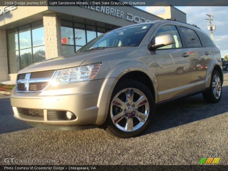 Light Sandstone Metallic / Dark Slate Gray/Light Graystone 2009 Dodge Journey SXT