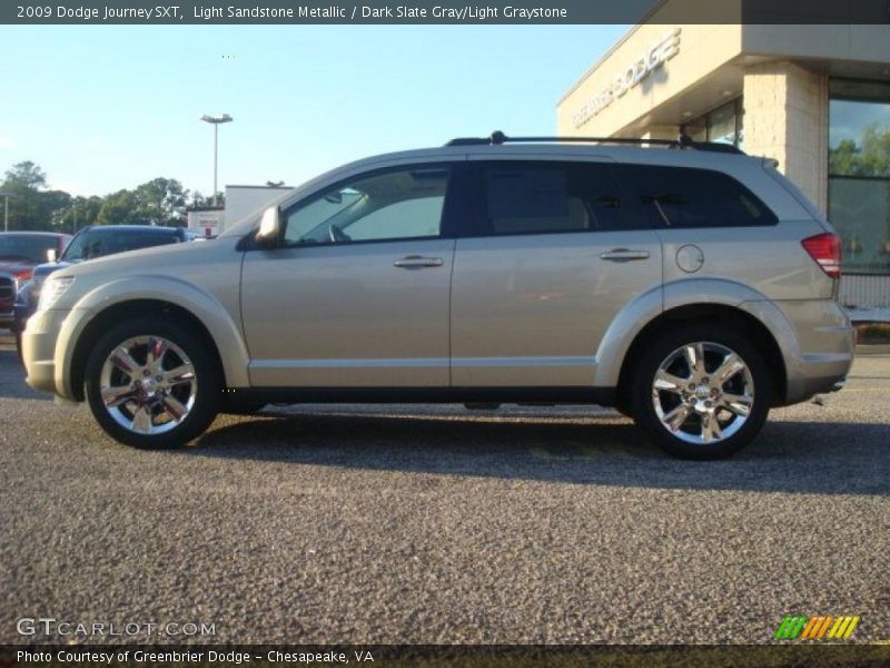 Light Sandstone Metallic / Dark Slate Gray/Light Graystone 2009 Dodge Journey SXT