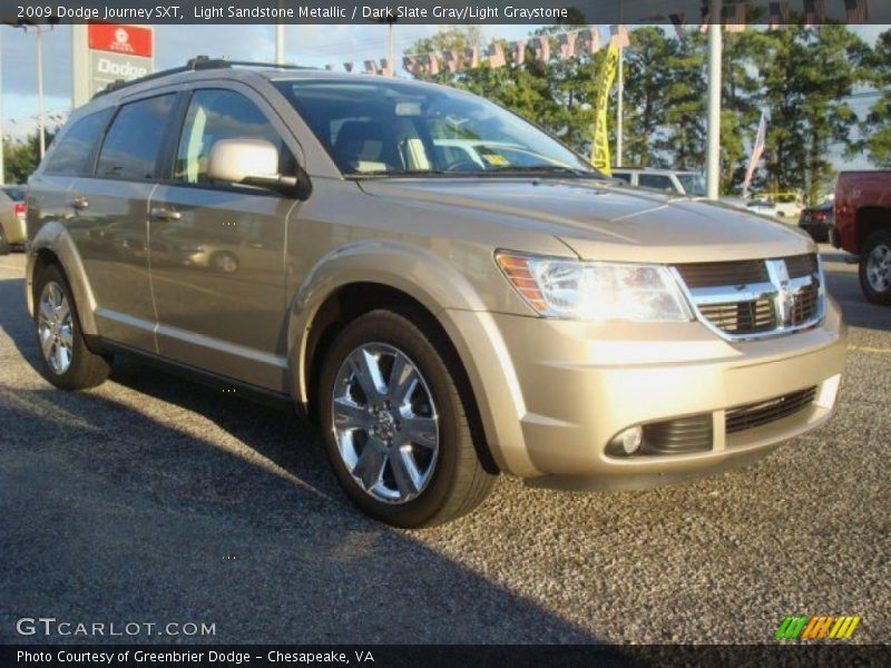 Light Sandstone Metallic / Dark Slate Gray/Light Graystone 2009 Dodge Journey SXT