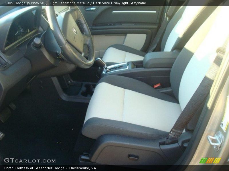 Light Sandstone Metallic / Dark Slate Gray/Light Graystone 2009 Dodge Journey SXT