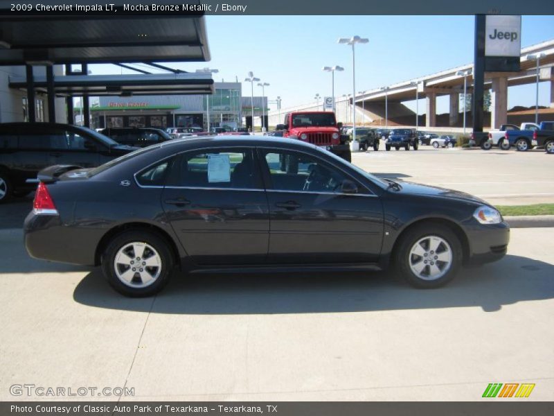 Mocha Bronze Metallic / Ebony 2009 Chevrolet Impala LT