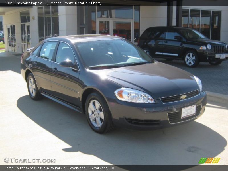 Mocha Bronze Metallic / Ebony 2009 Chevrolet Impala LT