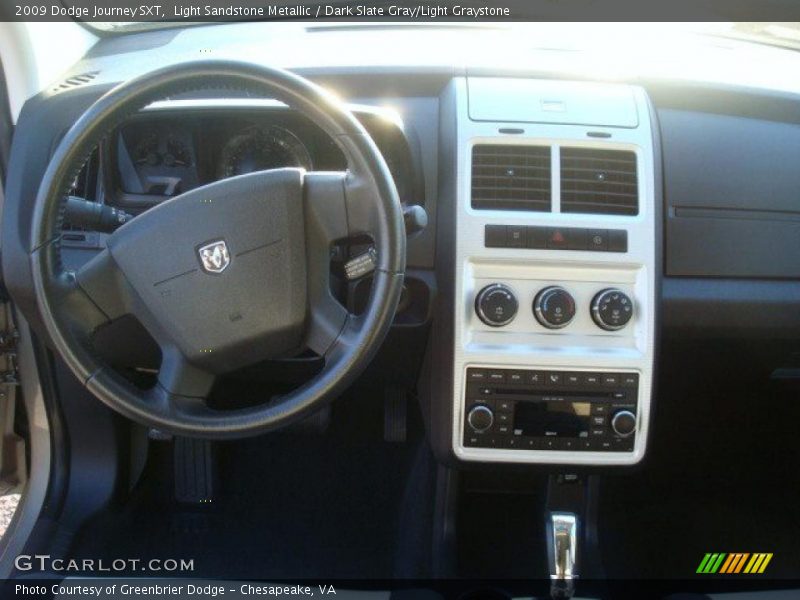 Light Sandstone Metallic / Dark Slate Gray/Light Graystone 2009 Dodge Journey SXT
