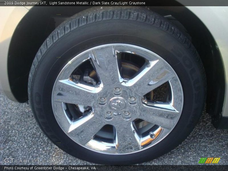Light Sandstone Metallic / Dark Slate Gray/Light Graystone 2009 Dodge Journey SXT