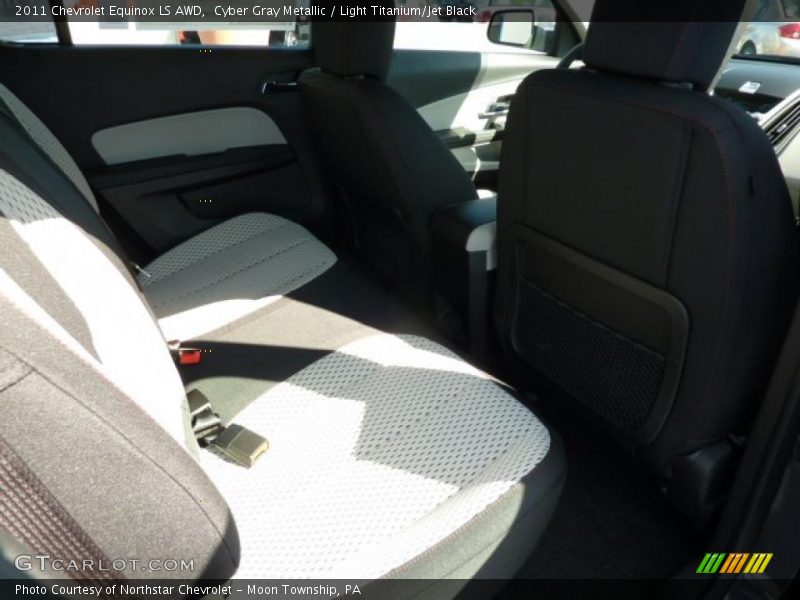 Cyber Gray Metallic / Light Titanium/Jet Black 2011 Chevrolet Equinox LS AWD