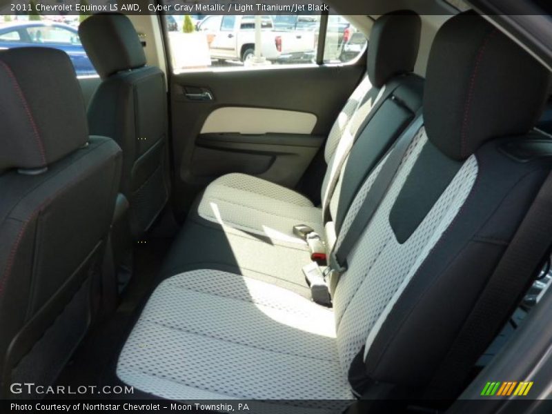 Cyber Gray Metallic / Light Titanium/Jet Black 2011 Chevrolet Equinox LS AWD