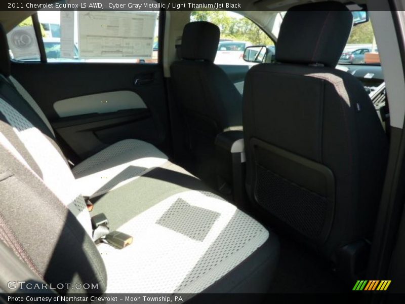 Cyber Gray Metallic / Light Titanium/Jet Black 2011 Chevrolet Equinox LS AWD
