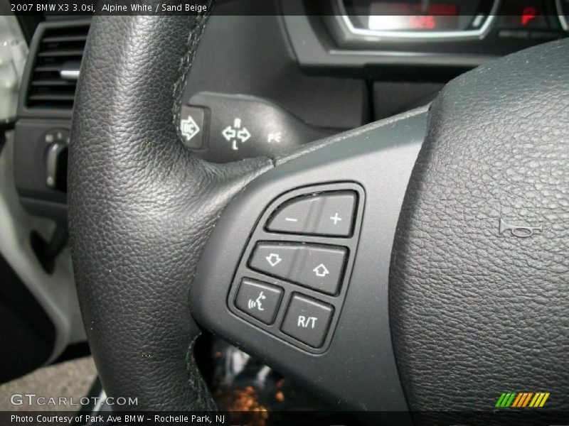 Alpine White / Sand Beige 2007 BMW X3 3.0si