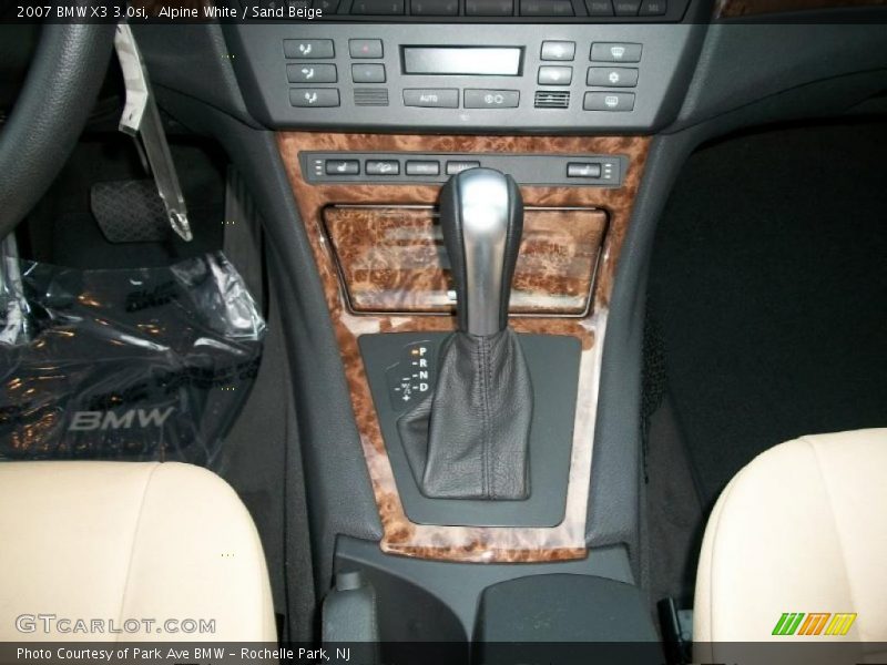 Alpine White / Sand Beige 2007 BMW X3 3.0si