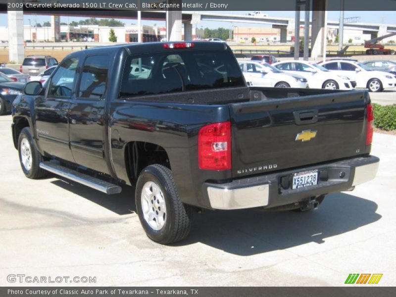 Black Granite Metallic / Ebony 2009 Chevrolet Silverado 1500 LT Crew Cab