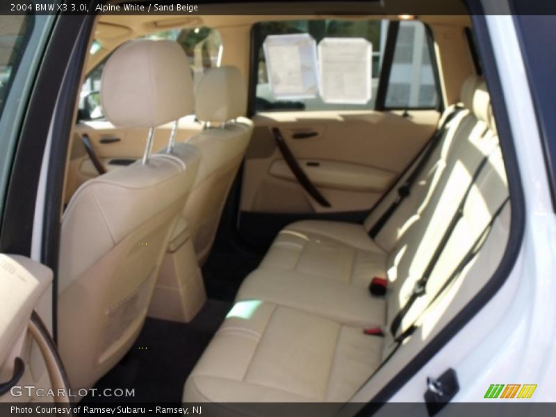 Alpine White / Sand Beige 2004 BMW X3 3.0i