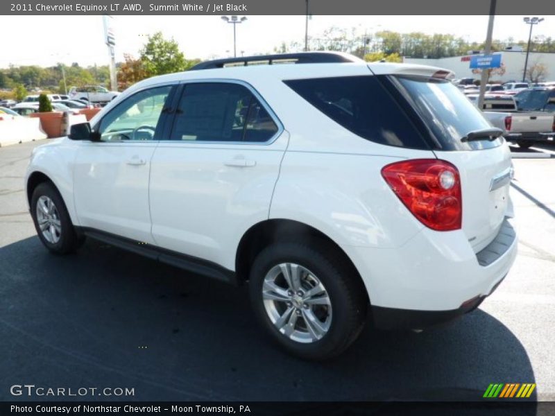 Summit White / Jet Black 2011 Chevrolet Equinox LT AWD