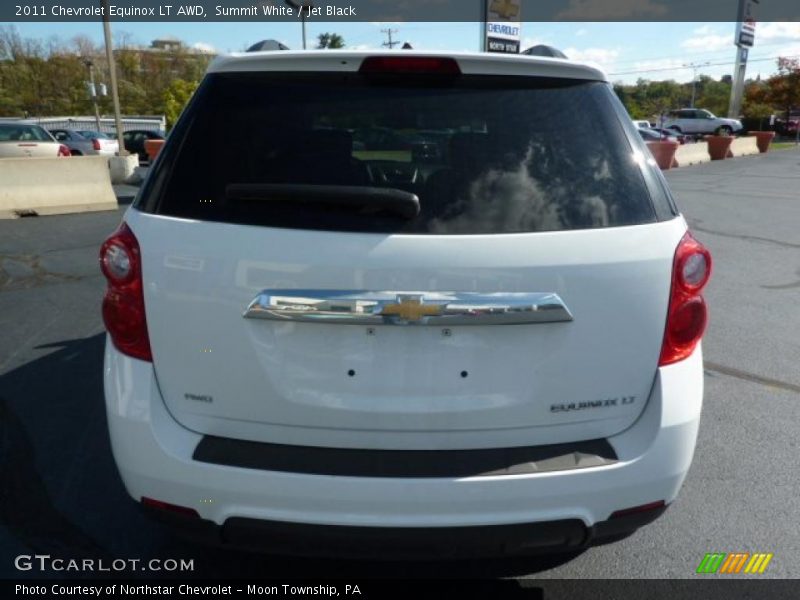 Summit White / Jet Black 2011 Chevrolet Equinox LT AWD