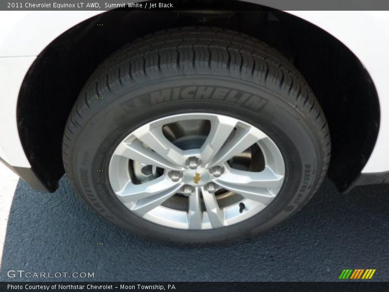 Summit White / Jet Black 2011 Chevrolet Equinox LT AWD