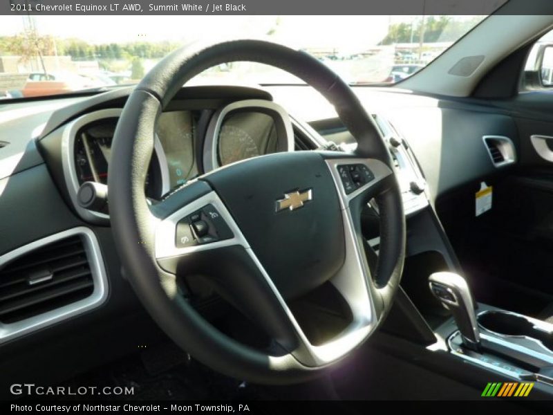 Summit White / Jet Black 2011 Chevrolet Equinox LT AWD