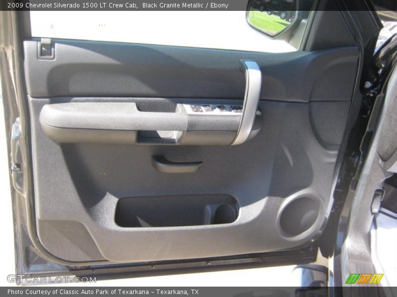 Black Granite Metallic / Ebony 2009 Chevrolet Silverado 1500 LT Crew Cab