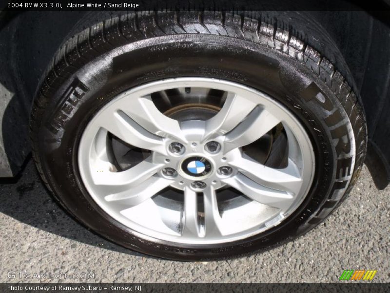 Alpine White / Sand Beige 2004 BMW X3 3.0i