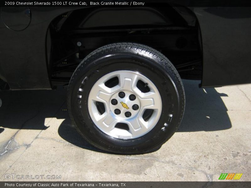 Black Granite Metallic / Ebony 2009 Chevrolet Silverado 1500 LT Crew Cab