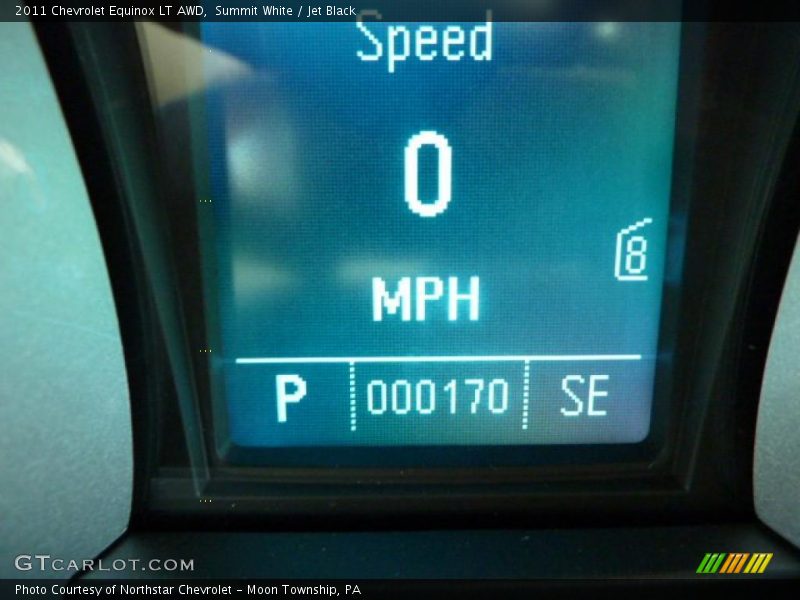 Summit White / Jet Black 2011 Chevrolet Equinox LT AWD